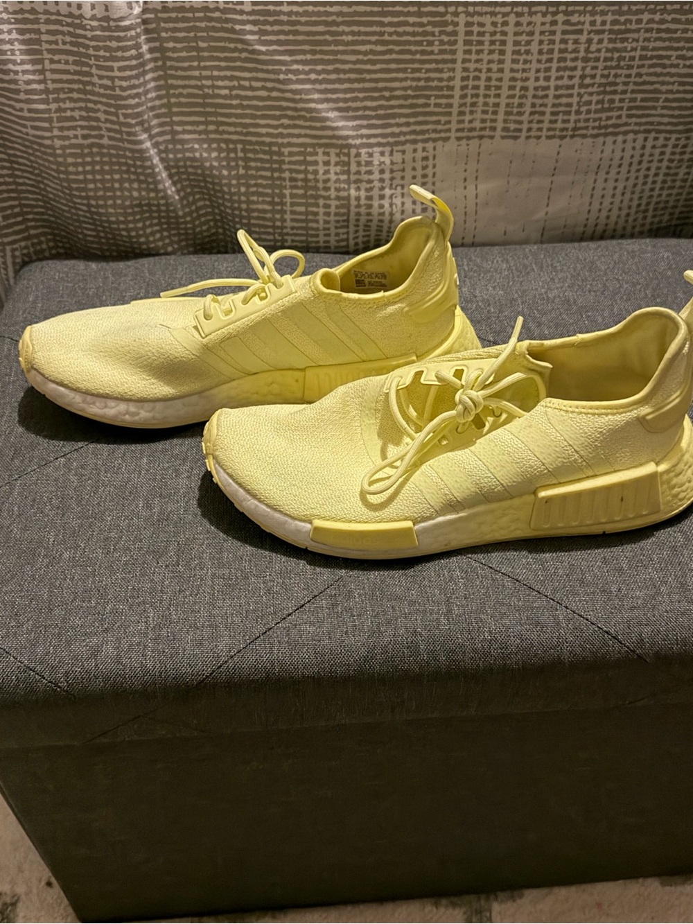 adidas NMD R1 Sneakers in Pale Yellow